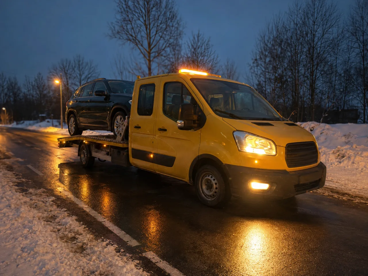 Pomoc drogowa po awarii nocą – rozruch akumulatora w Zgierzu