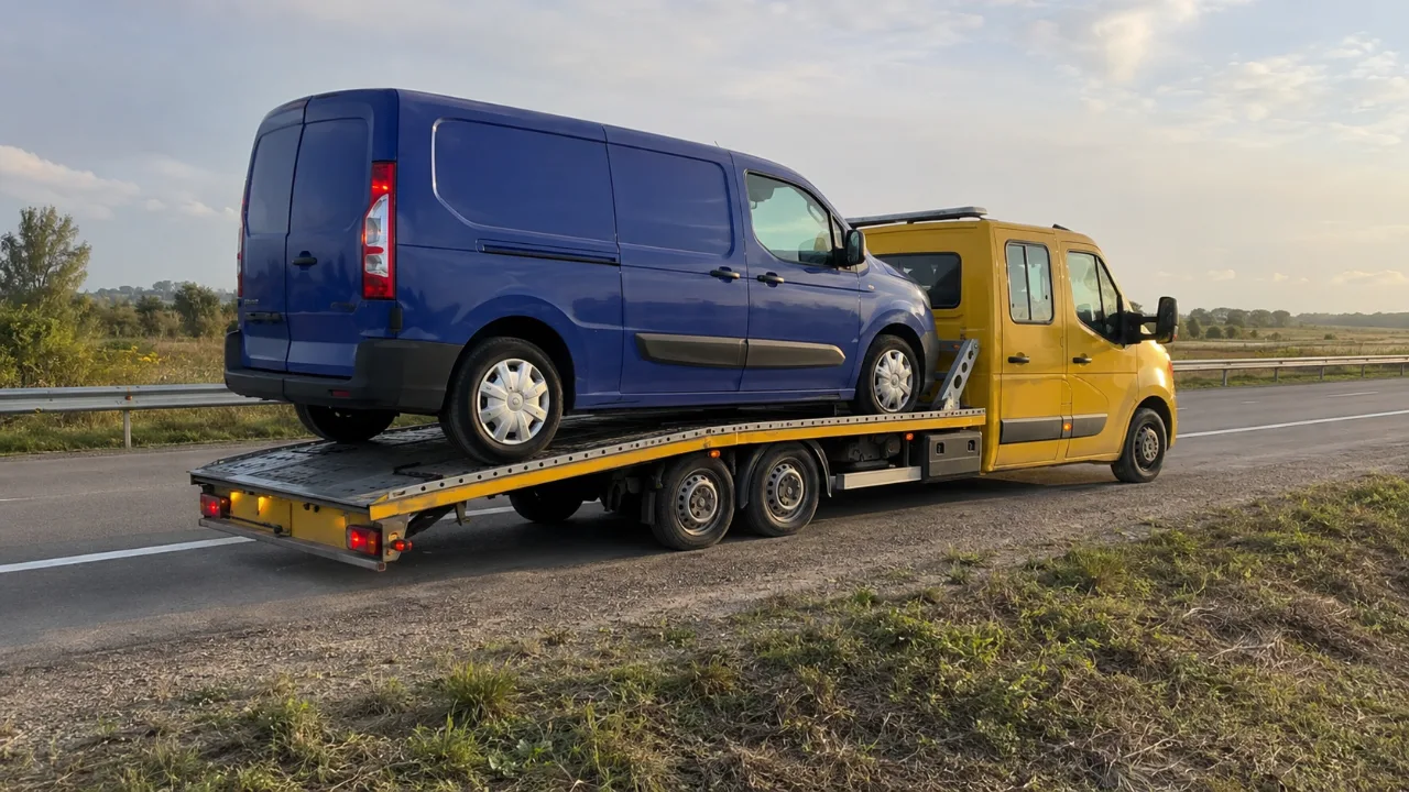 Transport busa z drogi krajowej – pomoc drogowa Zgierz